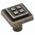 Amerock Forgings Square Knob - Weathered Brass BP4454R2